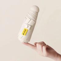 艾逸瑶选 YS-1841 晴悦系列钢骨玻纤五折胶囊伞 54cm*8K （单位：把） 白色