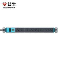 公牛（BULL） GNE-108DEV PDU机柜插座 1.8米 黑色 (单位:个)