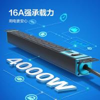 公牛（BULL） GNE-108DEV PDU机柜插座 1.8米 黑色 (单位:个)