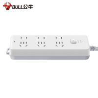 公牛（BULL） GN-402 插排 总控6位 5米 白色 (单位:个)