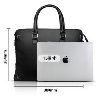 得力（deli） 男女便携商务 文件包 380*284*58mm 黑色（单位：个）