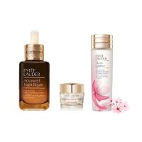 雅诗兰黛 修护套装 护肤套装 棕瓶50ml+樱花水200ml+胶原霜50ml 礼盒装 （单位:盒）