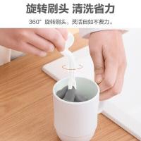 茶花（CHAHUA） 转动海绵瓶刷 30*6*5.5cm （单位:把）灰色