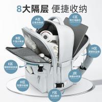 维多利亚旅行者（VICTORIATOURIST） V7051 全开口旅行背包 30*16*43cm(单位：个) USB充电 浅蓝色