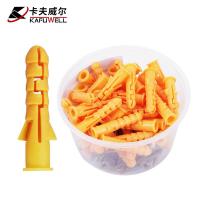 卡夫威尔 ES4175 螺丝 膨胀螺丝钉 小黄鱼自攻螺丝组 6mm 50套 （单位:包）