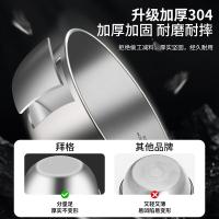 拜格（BAYCO） BG8309 304不锈钢盆 19.2cm 1200ml(单位：个)