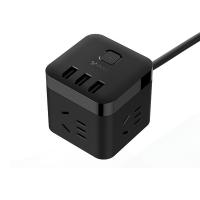 公牛（BULL）GN-U303H魔方USB插座3USB接口+3插孔全长3米（单位：个） 黑色