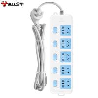 公牛（BULL） GN-316 插排 5孔 1.8米 分控 （单位:个） 白色
