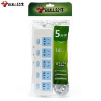 公牛（BULL） GN-316 插排 5孔 1.8米 分控 （单位:个） 白色