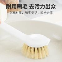 茶花（CHAHUA） 长柄锅刷 清洁刷 26.9cm*5.9cm 白色（单位：把）