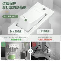 得力（deli） 3996S 延长线插座 1.8米 白色 (单位:个)