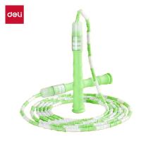 得力（deli） F4104 竹节跳绳 2.8m(单位：根) 混色