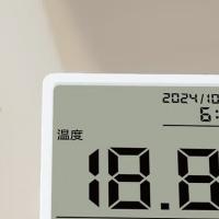 得力（deli） LE511 电子温湿度计 76*87*18mm  (单位：台 )白色