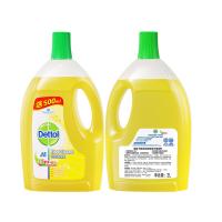 滴露（Dettol） 去污杀菌 柠檬清新 清洁剂 新老包装随机 2L （单位:瓶）