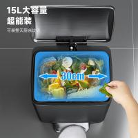 五月花（May Flower） WYH-GB231 垃圾桶 15L （单位:个） 钨钢黑
