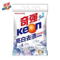 奇强（keon） 百合花香 亮白去渍洗衣粉 4kg （单位:袋）  新老包装随机发货