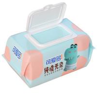 可爱多 婴儿清洁湿巾 无香型 150*180mm*80抽*6包 (单位:箱)