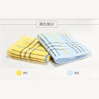 金号（KING SHORE） 双条毛巾 婴幼儿A类标准系列 HY1169-11 70*34cm*2 (单位:组) 黄色、蓝色