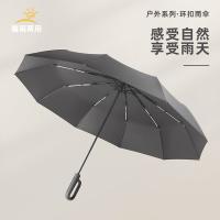 艾逸瑶选 赛博系列环扣手柄全自动晴雨伞 YS-1848 70cm*10K 20把/箱 (单位:把)