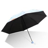 天堂伞 折叠晴雨两用伞 33886E 95*66cm (单位:把) 浅蓝