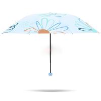 天堂伞 折叠晴雨两用伞 33886E 95*66cm (单位:把) 浅蓝