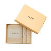 厚祐（HOYO） 毛巾浴巾三件套礼盒装 7294 浴巾*1+毛巾*2 (单位:盒) 颜色随机