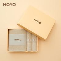 厚祐（HOYO） 毛巾浴巾三件套礼盒装 7294 浴巾*1+毛巾*2 (单位:盒) 颜色随机