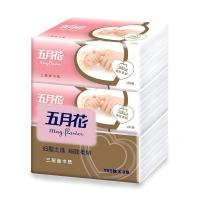 五月花（May Flower） 软包抽纸 妇婴可用 A1995A0 3层 150抽*3包 4提/箱 (单位:提)