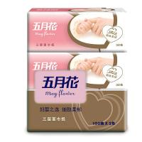 五月花（May Flower） 软包抽纸 妇婴可用 A1995A0 3层 150抽*3包 4提/箱 (单位:提)