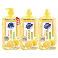 超能 橘柚果萃洗洁精 1.45kg*3瓶（单位：组）