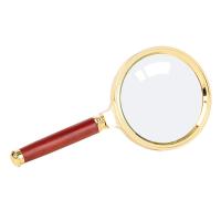 得力（deli） 9097 放大镜 直径70mm 金色 (单位:个)