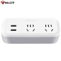 公牛（BULL） GN-934Q 双USB新国标转换器 总控一转二带USB(单位：个) 白色