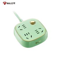 公牛（BULL） GN-R6030 复古插座 1.5米(单位：个) 3位总控 青瓷绿