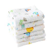 洁丽雅（grace） W07580601 纯棉纱布儿童毛巾 30*50cm*6(单位：套) 兰+黄+绿