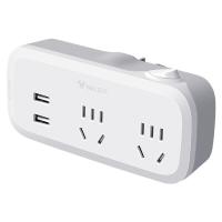 公牛（BULL） GN-934Q 一转二转换器插座 总控2位五孔+2USB  (单位：个 )白色