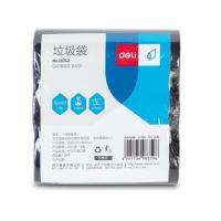 得力（deli）18743八角式垃圾袋 3卷/包 50*60cm（单位：包）黑色
