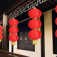 墨斗鱼 0451 灯笼 10寸3连串(单位：串) 大红