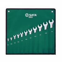 世达（SATA） 09021 英制全抛光两用扳手组套 11件套  (单位：套 )