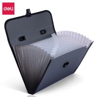 得力（deli）5555 A4 13格风琴包（单位：个）灰色