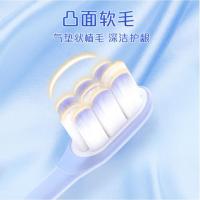 高露洁 软毛 丝绒气垫牙刷 双支装 蓝色、绿色 (单位:板)