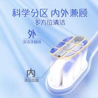 高露洁 软毛 丝绒气垫牙刷 双支装 蓝色、绿色 (单位:板)