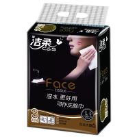 洁柔（C&S） 黑Face可湿水 古龙香水味  抽纸 新旧包装随机 3层150抽*3包 L号 3包/提 （单位:提）
