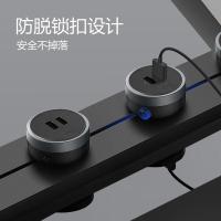 公牛（BULL） GN-GSU 轨道插座适配器 2USB 5V=2.4A MAX 黑色 (单位:个)