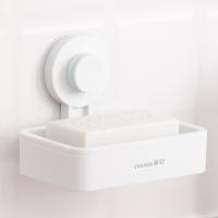 茶花（CHAHUA） 255005 卡乐免打孔吸壁肥皂架 14.1*11.3*10.3CM (单位:个)