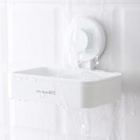 茶花（CHAHUA） 255005 卡乐免打孔吸壁肥皂架 14.1*11.3*10.3CM (单位:个)