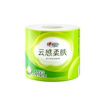 心相印（Mind Act Upon Mind） 云感柔肤 四层立体压花卫生卷纸BT5410 150克*24卷 绿色（单位：箱）