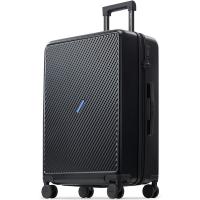 爱华仕（OIWAS）OCX6708 磨砂斜杠行李箱 24英寸（单位：个）羽墨黑