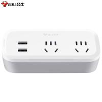 公牛（BULL） GN-934Q 转换器插座 总控一转二带USB（单位：个）白色