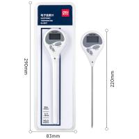 得力（deli） 8807 探针式温度计 220*54mm（单位：只）白色