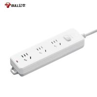 公牛（BULL） GN-212 插排 总控3位 5米（单位：个）白色